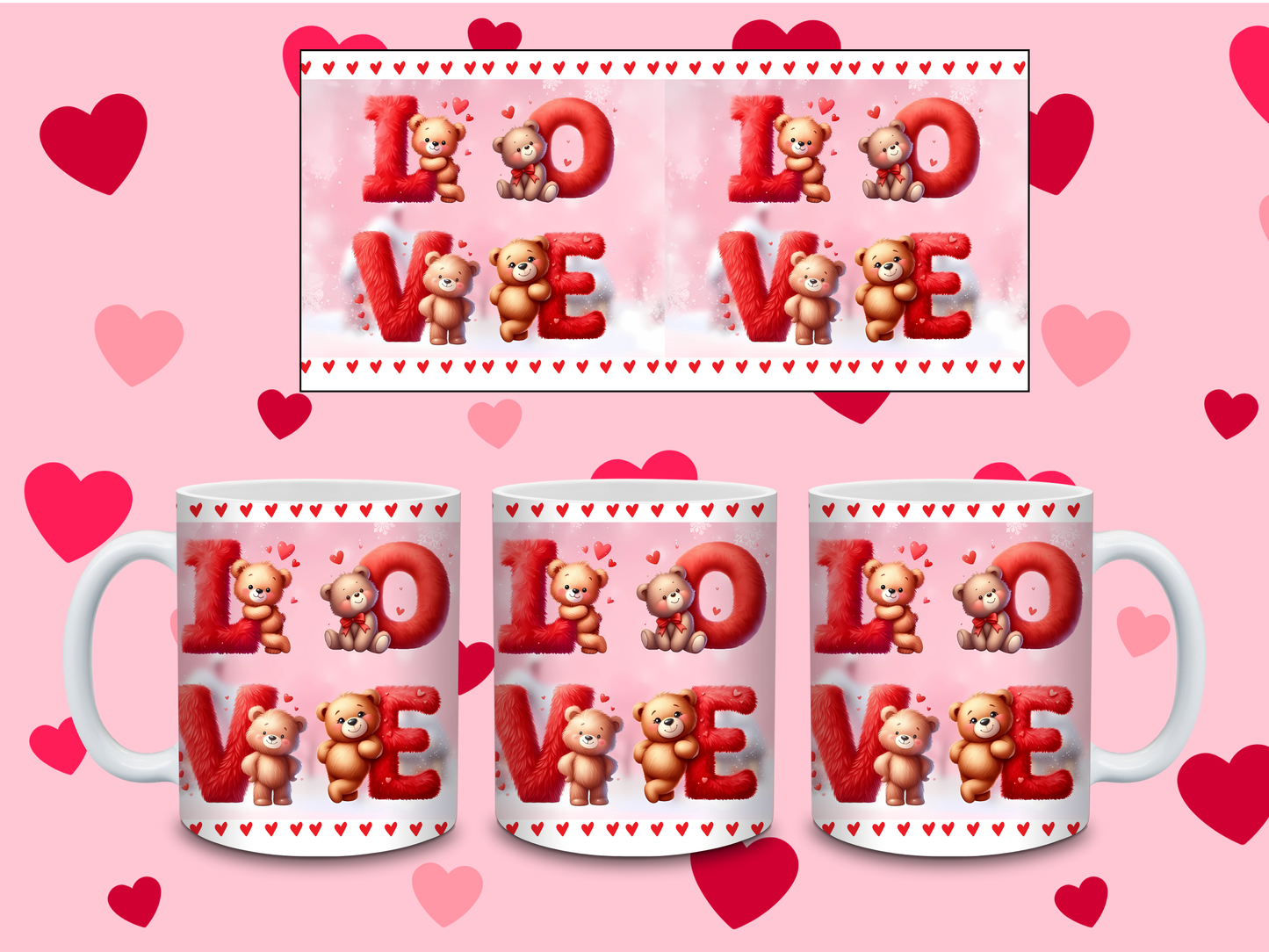 TAZAS DE OSOS LOVE