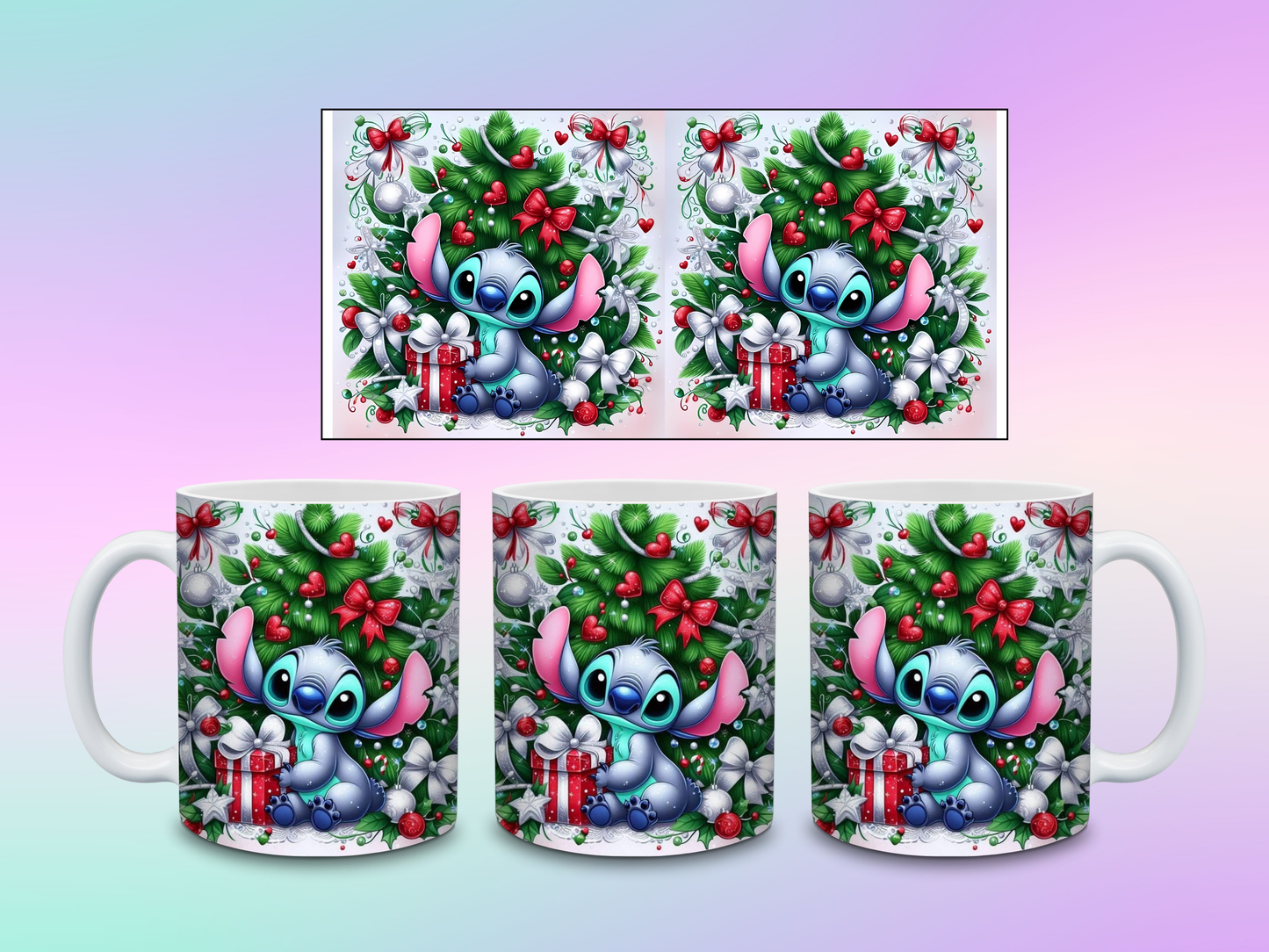 TAZA DE STITCH NAVUDEÑAS