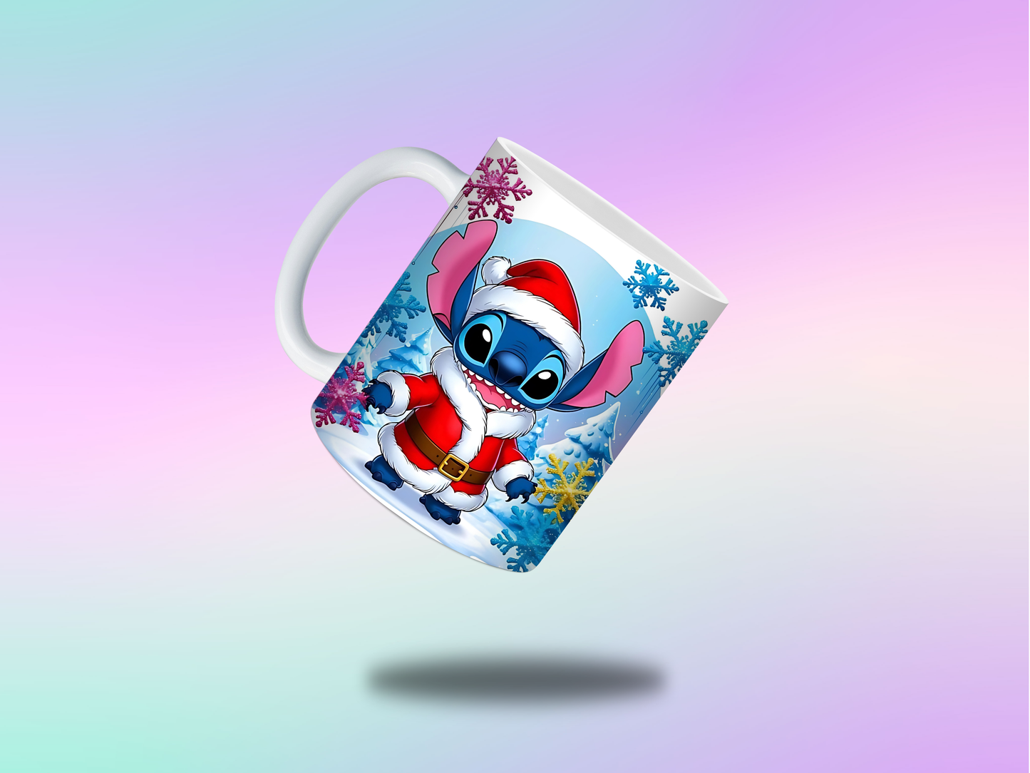 TAZAS DE STITCH NAVIDEÑAS