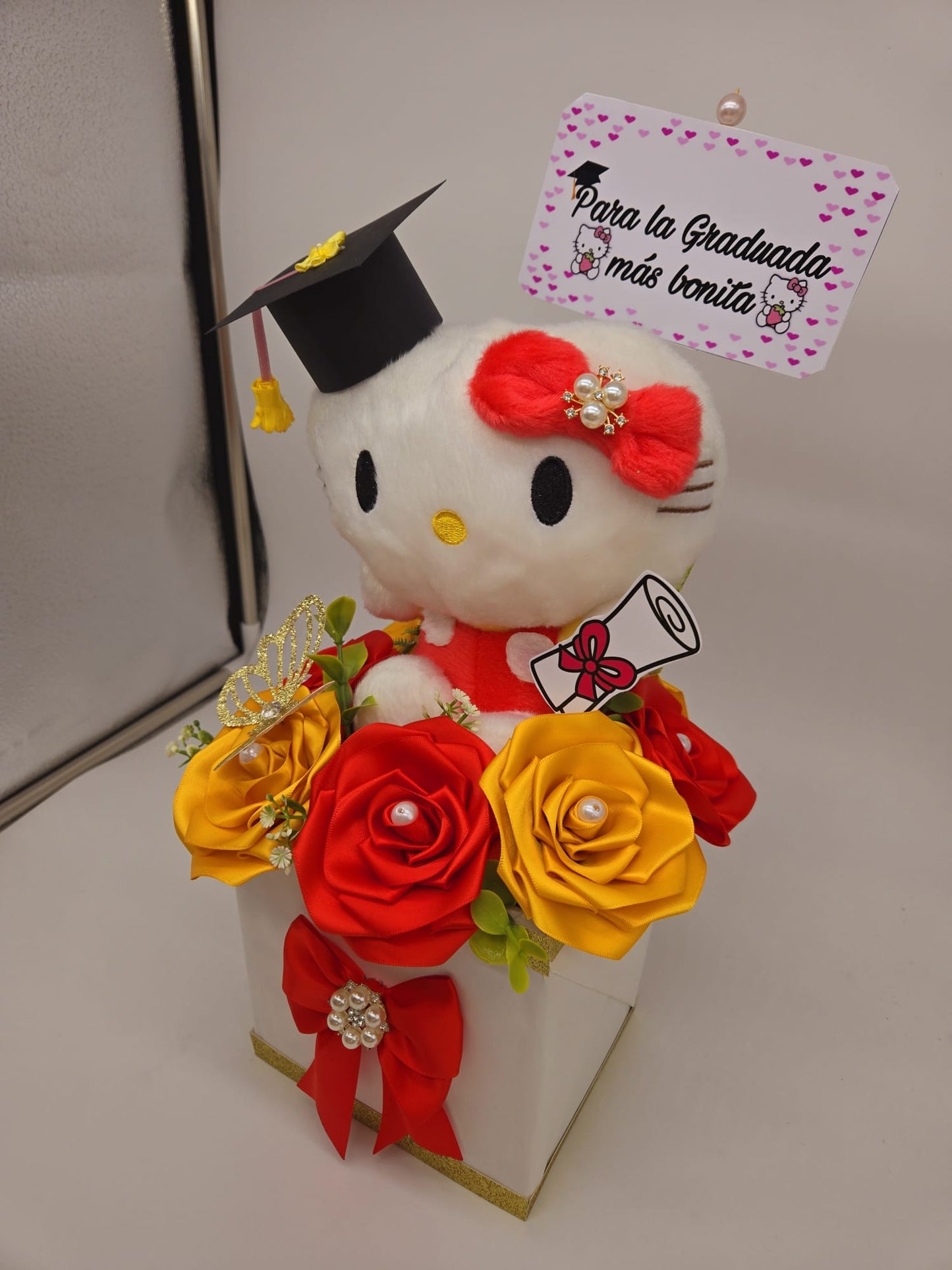 CAJA DE GRADUACION DE HELLO KITTY