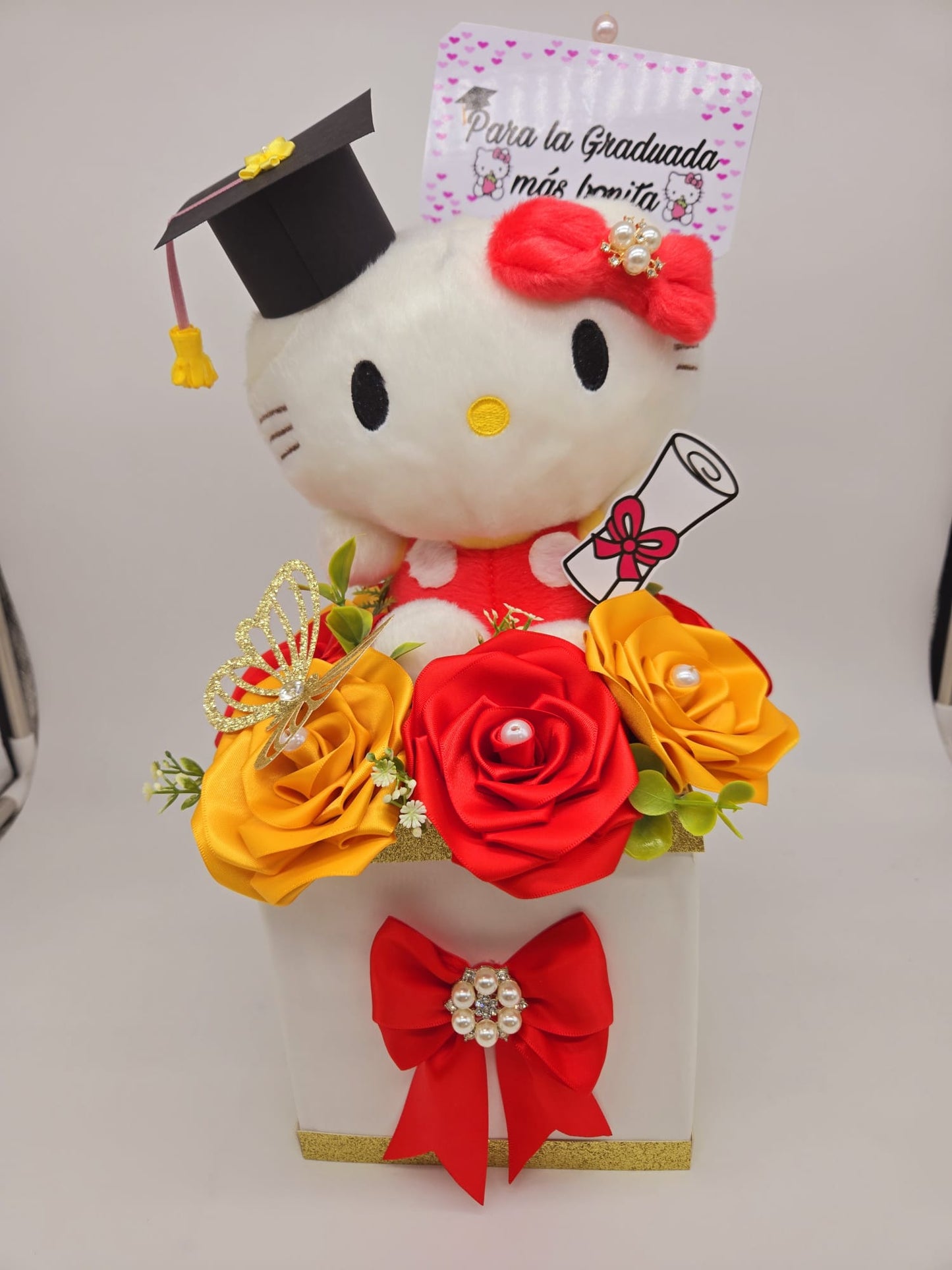 CAJA DE GRADUACION DE HELLO KITTY
