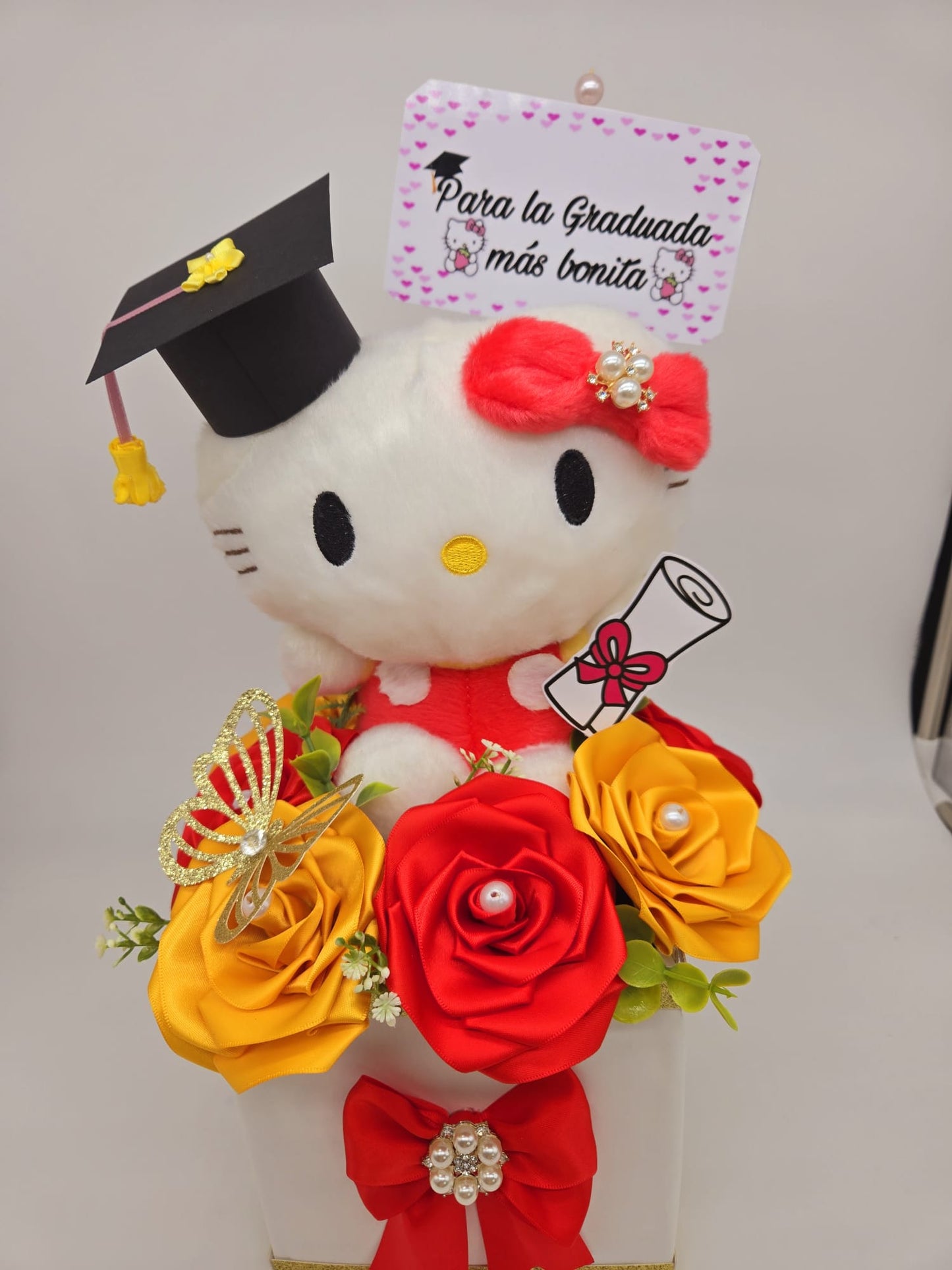 CAJA DE GRADUACION DE HELLO KITTY