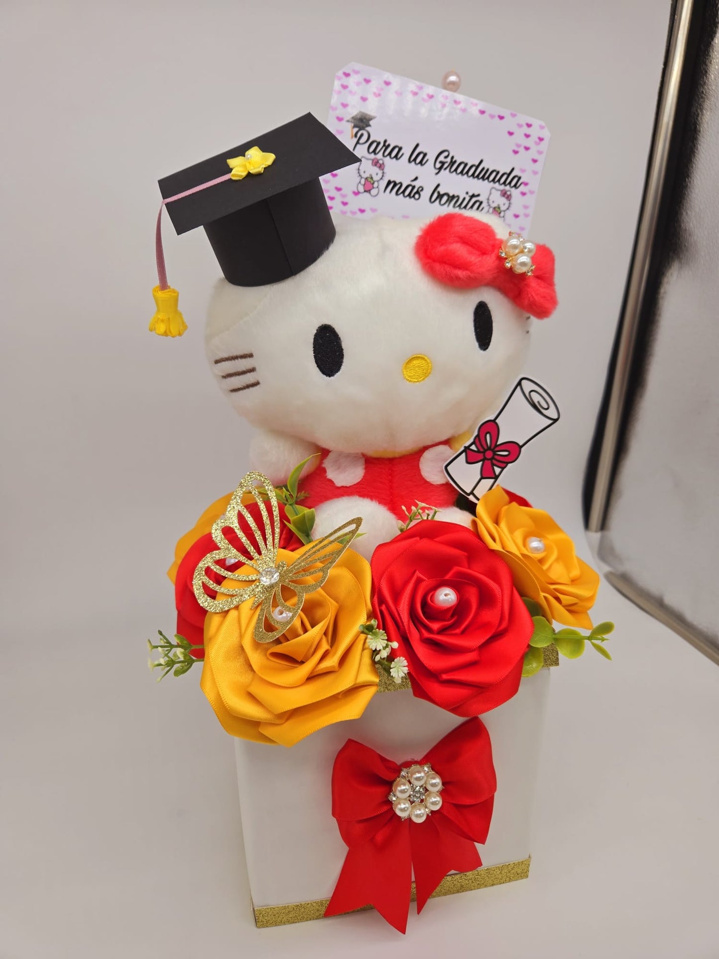 CAJA DE GRADUACION DE HELLO KITTY