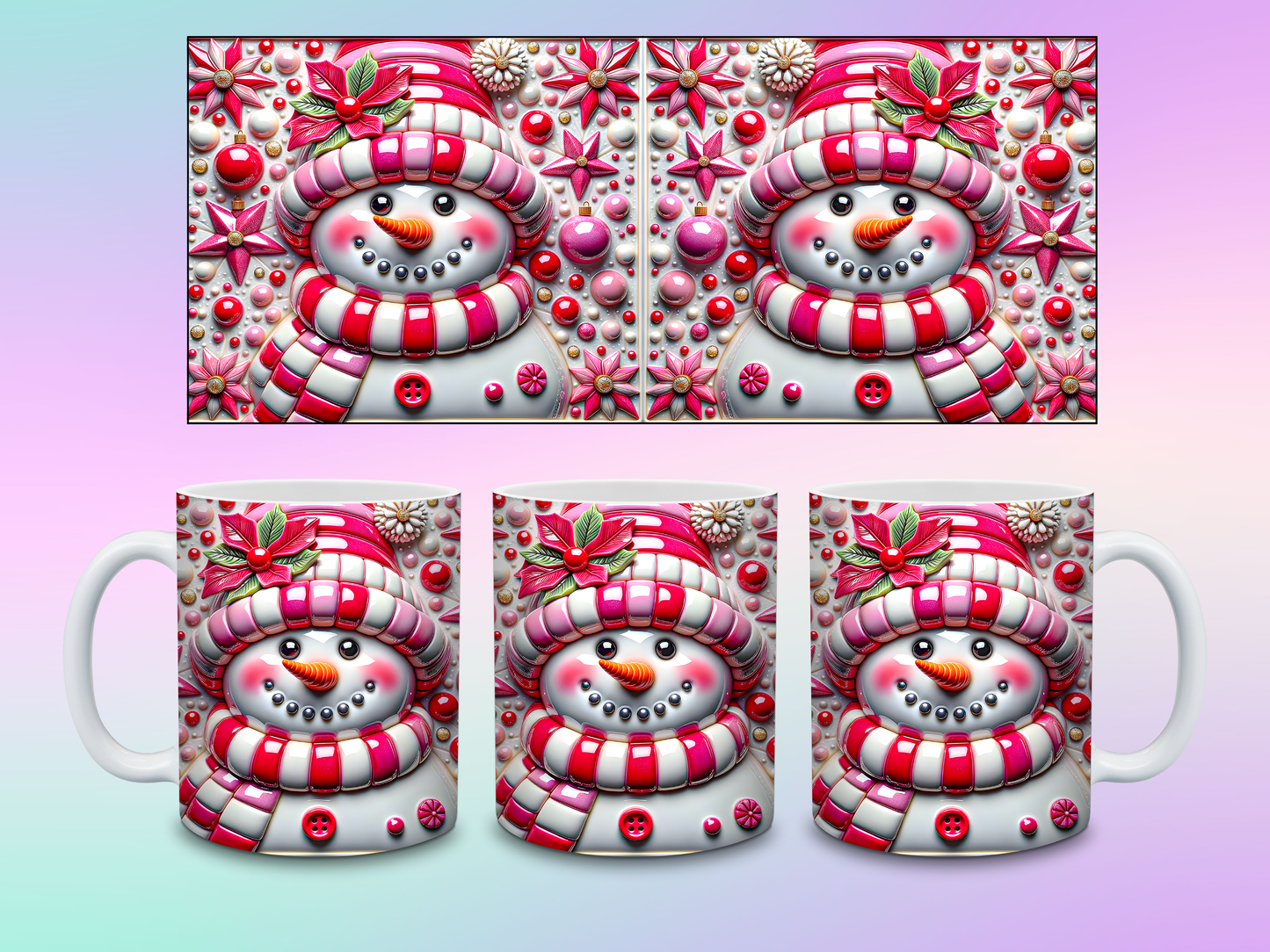 Tazas Muñeco de Nieve