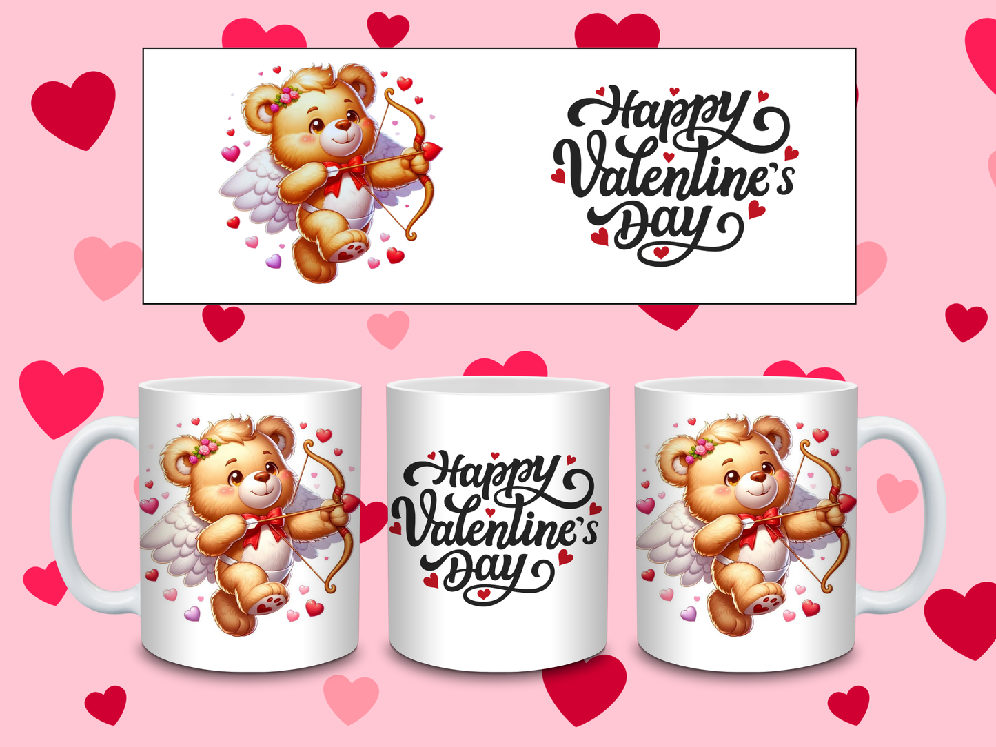 TAZAS DE OSO CUPIDO