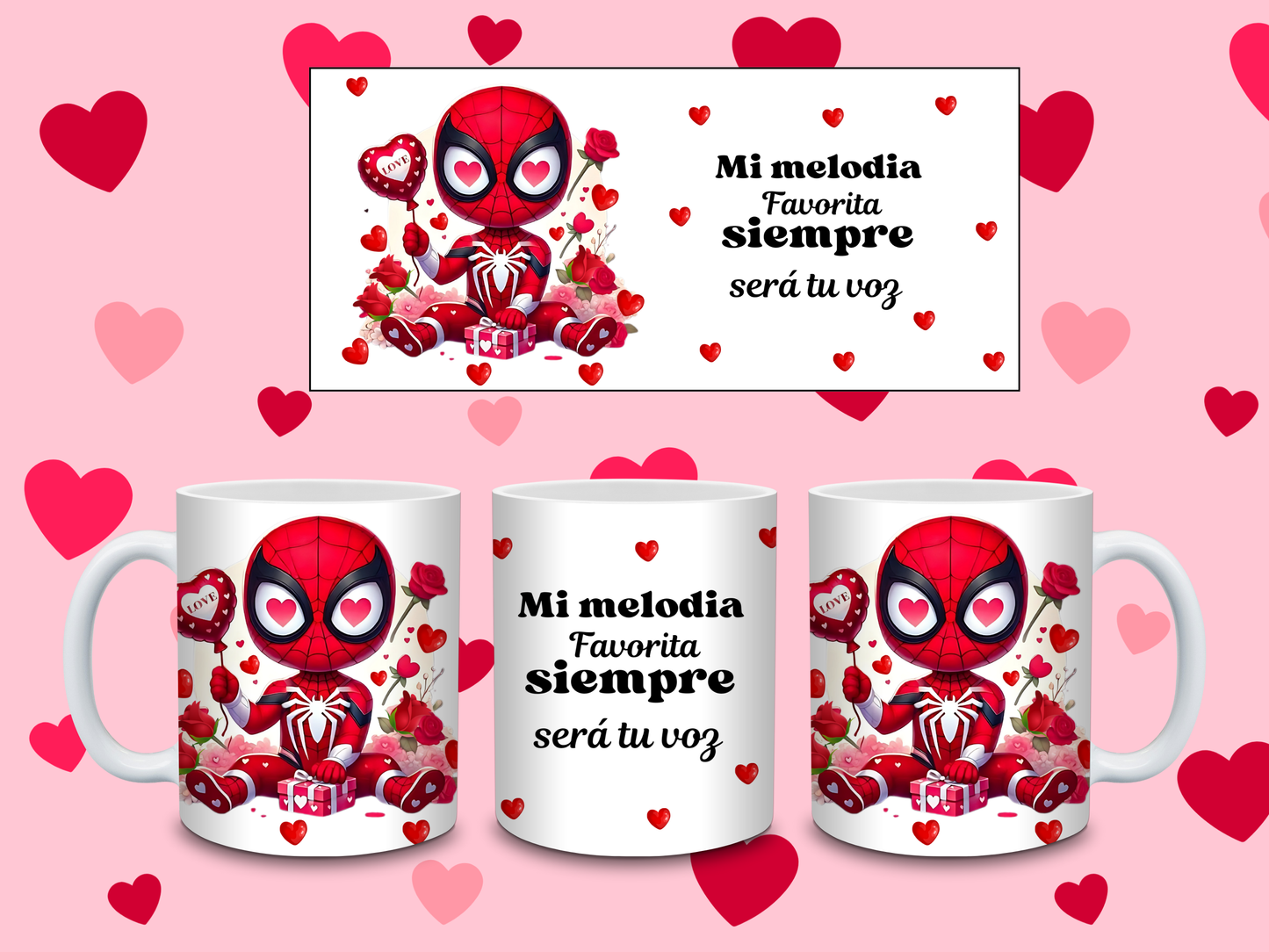 TAZAS DE SPIDER MAN