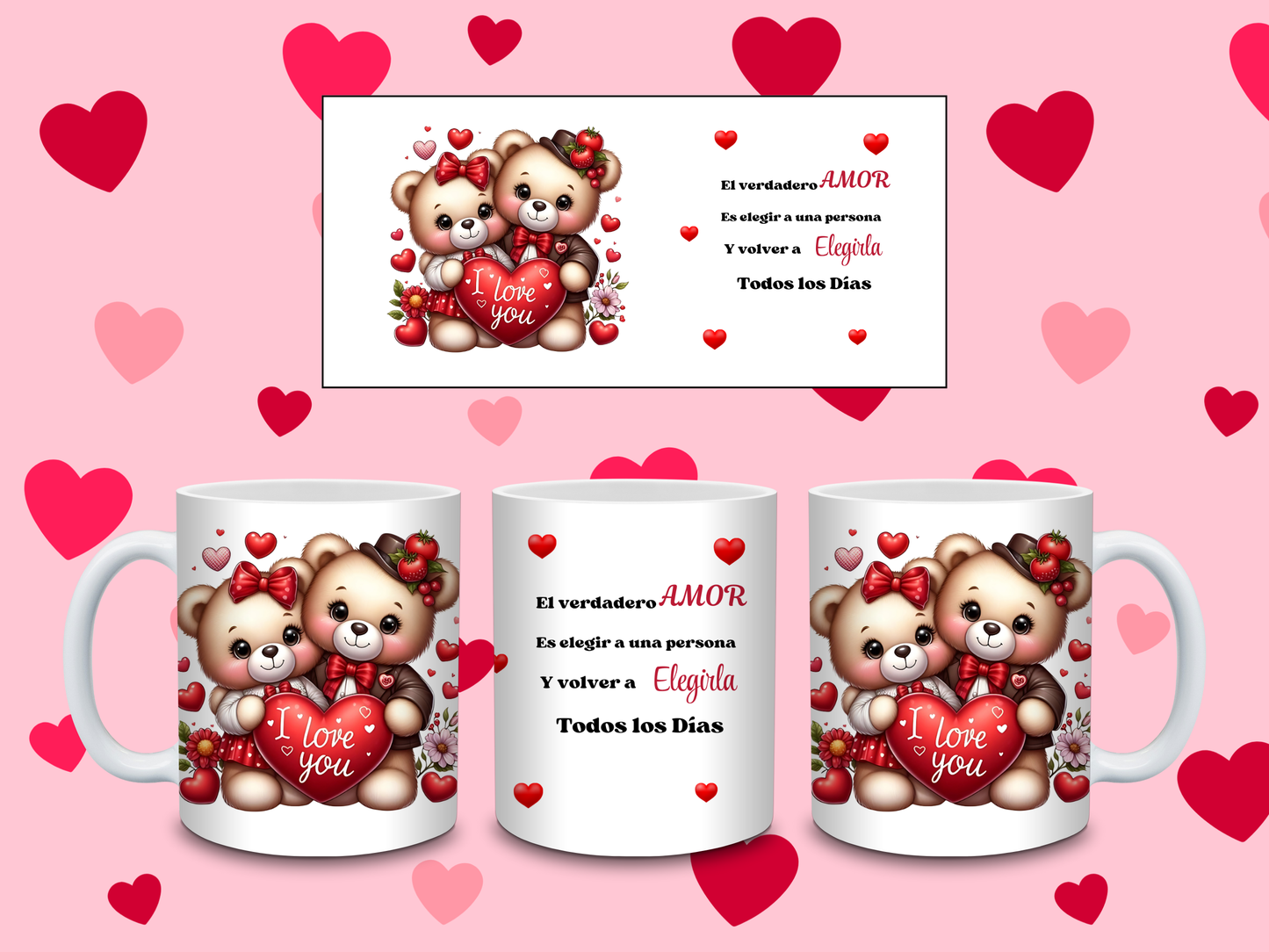 TAZAS DE OSITOS
