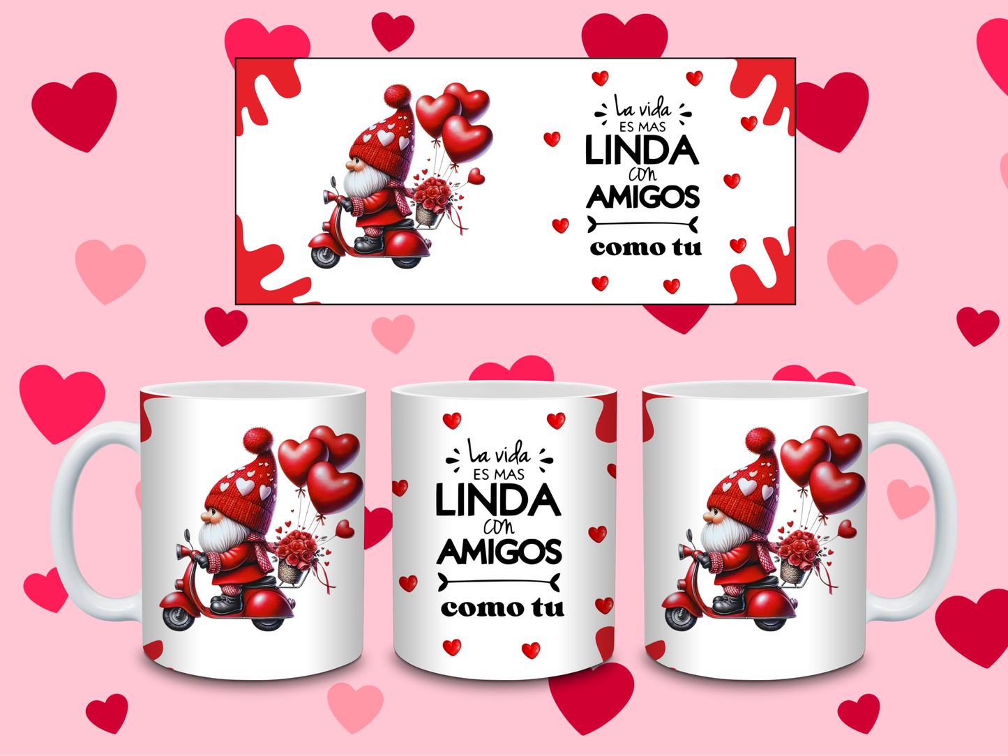 Tazas de amistad