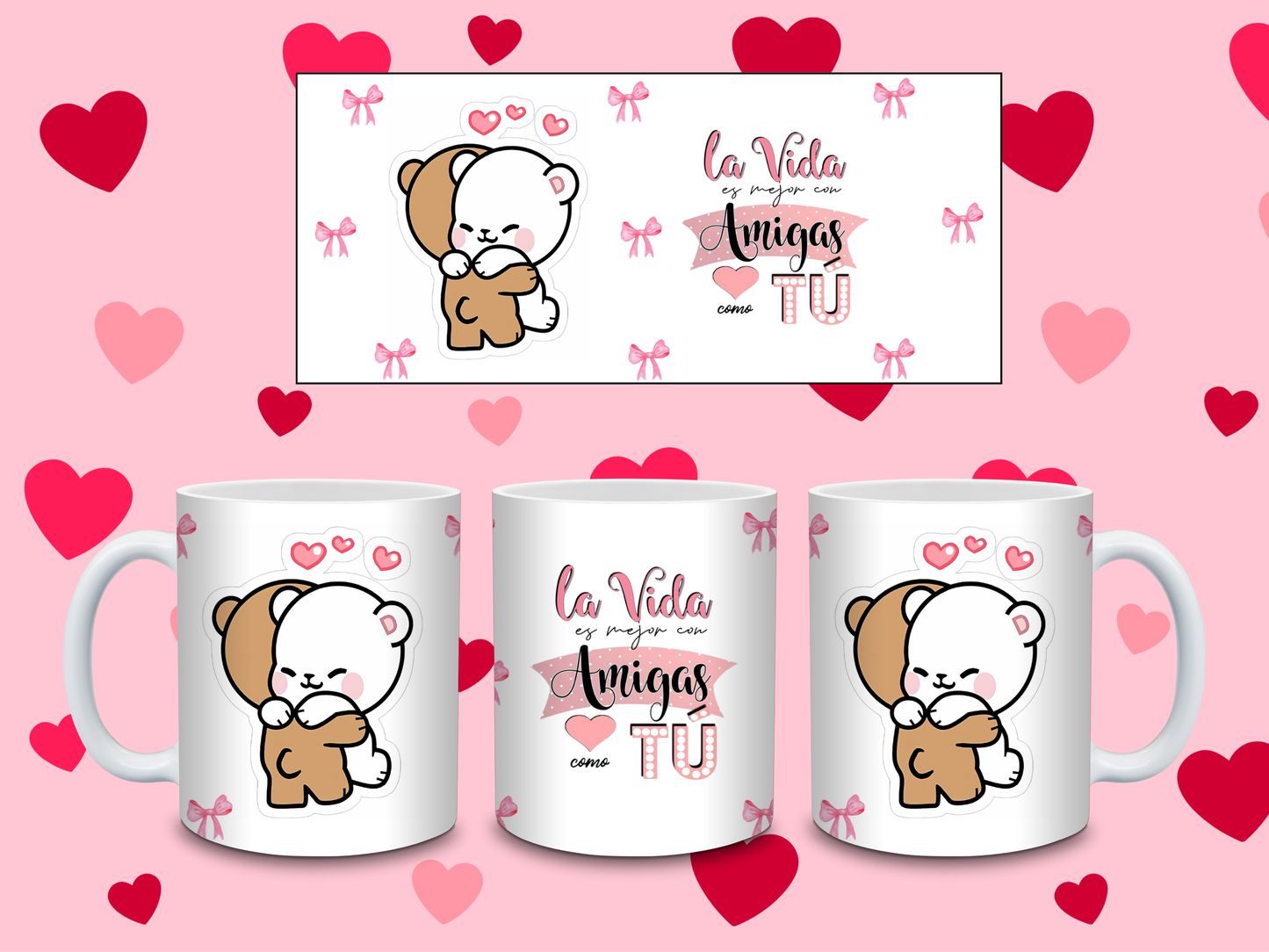 Tazas de amistad