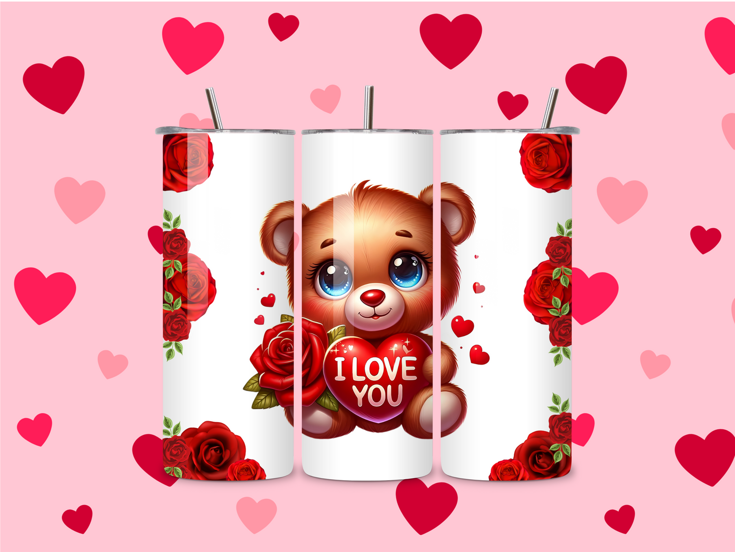 Tunblers de San Valentín