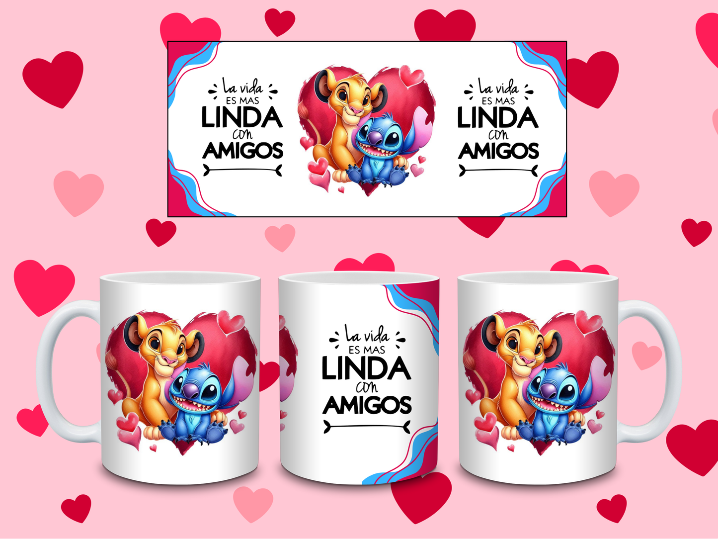 Tazas de amistad