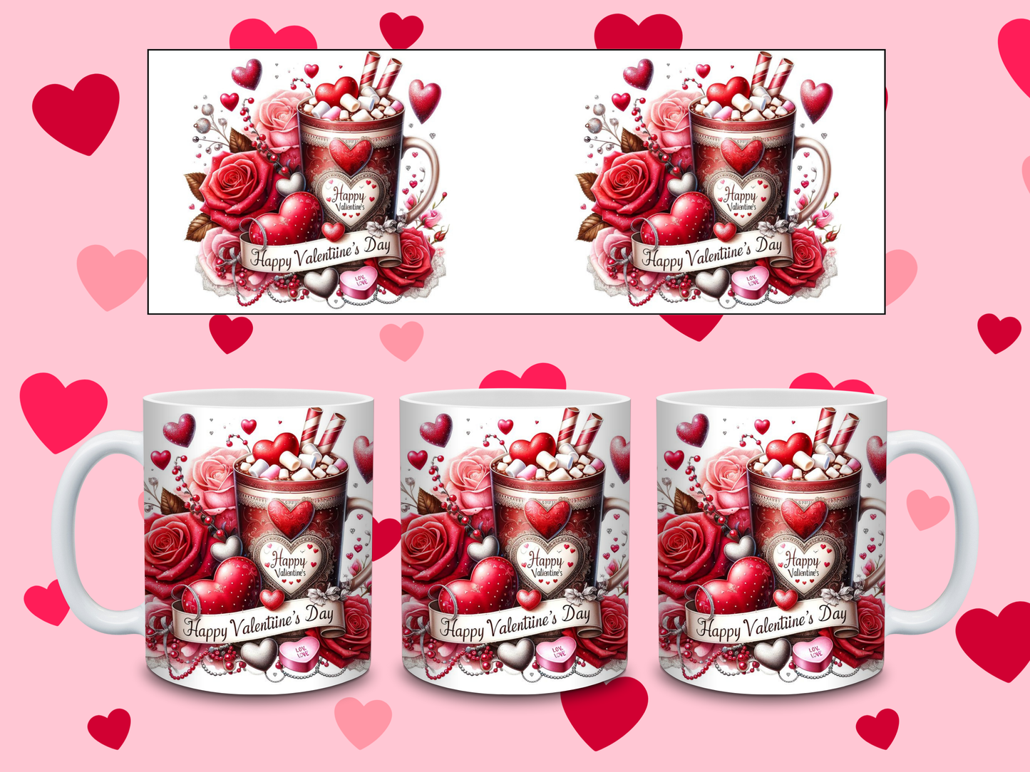 TAZAS DE SAN VALENTIN