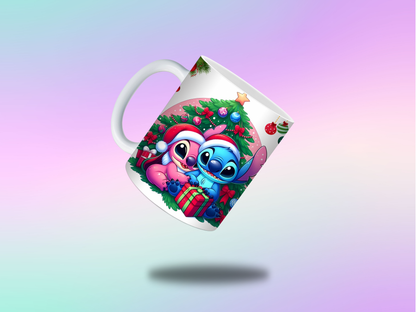 TAZAS DE STITCH NAVIDEÑAS
