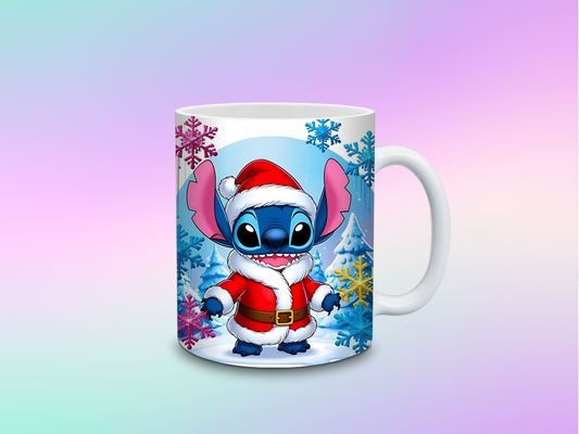 TAZAS DE STITCH NAVIDEÑAS