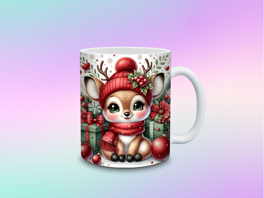 TAZAS DE RENO NAVIDEÑO